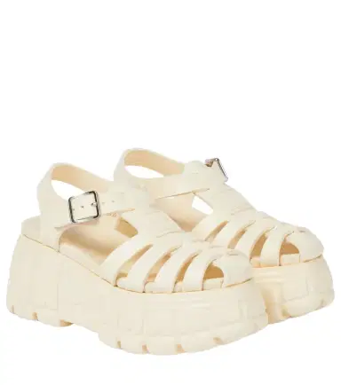 Miu Miu Fisherman platform sandals | Thumbnail 1 Miu Miu Fisherman platform sandals | Thumbnail 1