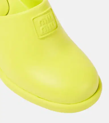 Miu Miu Logo clogs | Thumbnail 3