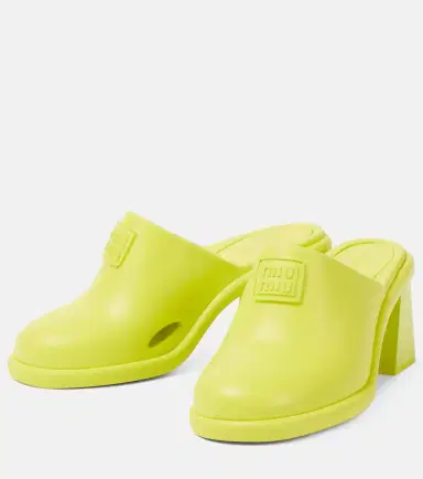 Miu Miu Logo clogs | Thumbnail 4