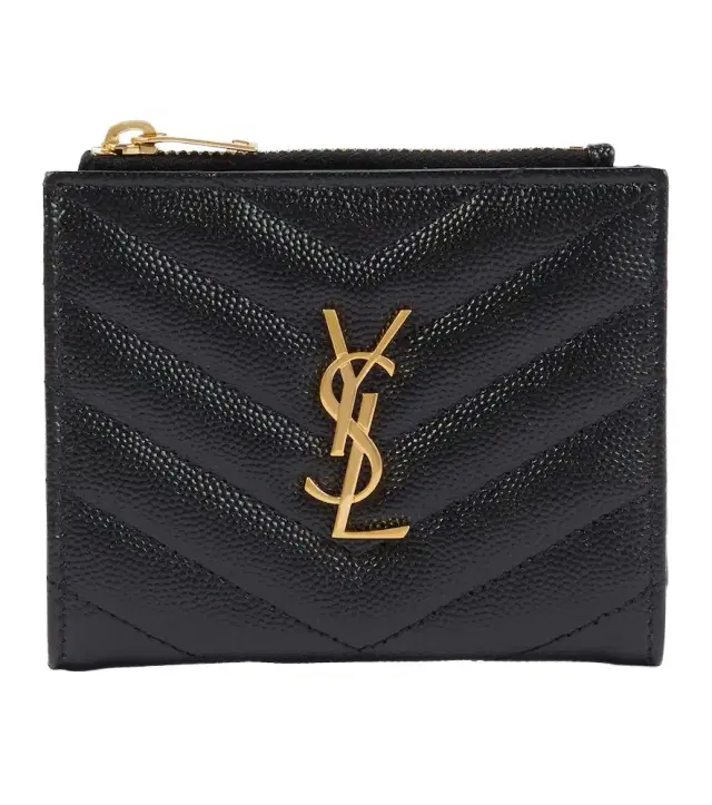 Saint Laurent Monogram zipped leather wallet
