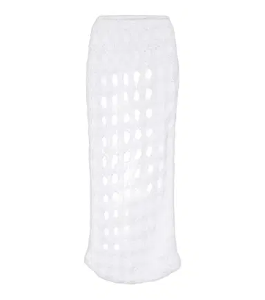 Anna Kosturova Rosette crochet cotton midi skirt | Thumbnail 1