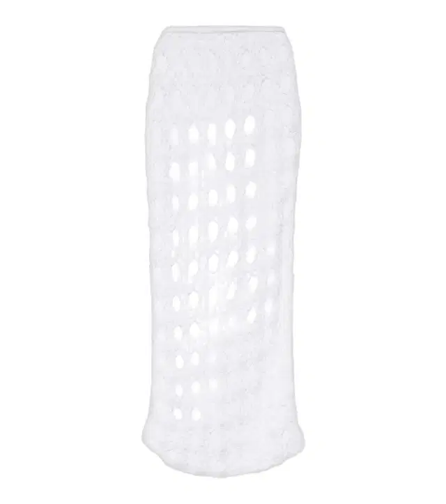 Anna Kosturova Rosette crochet cotton midi skirt