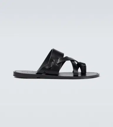Saint Laurent Culver leather sandals | Thumbnail 4 Saint Laurent Culver leather sandals | Thumbnail 4
