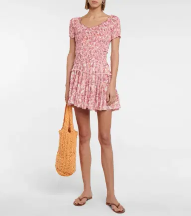 Poupette St Barth Soledad printed minidress | Thumbnail 4