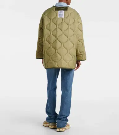The Frankie Shop Teddy oversized quilted jacket | Thumbnail 2