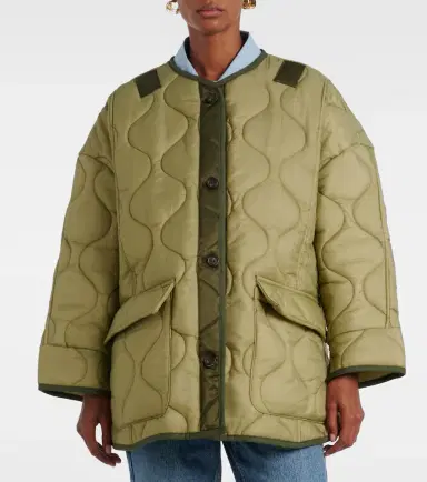 The Frankie Shop Teddy oversized quilted jacket | Thumbnail 7