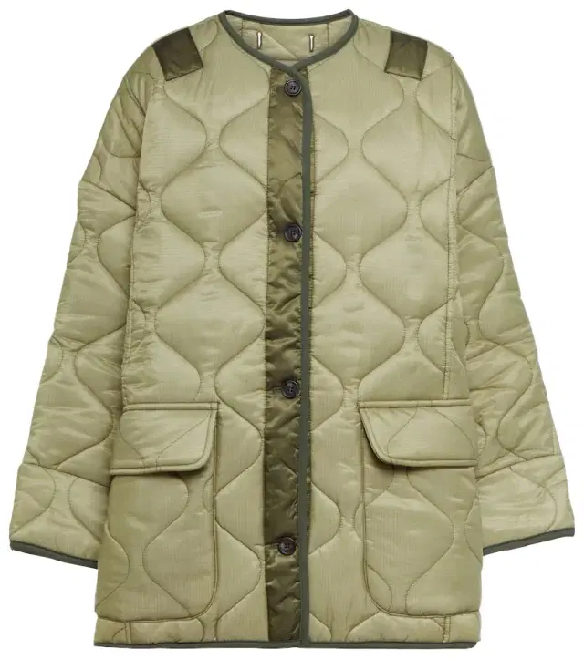 The Frankie Shop Teddy oversized quilted jacket