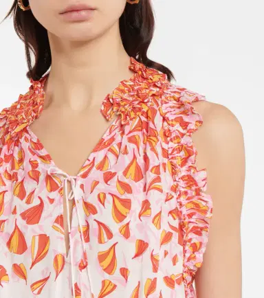 Poupette St Barth Triny printed minidress | Thumbnail 4