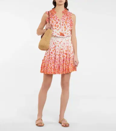 Poupette St Barth Triny printed minidress | Thumbnail 5