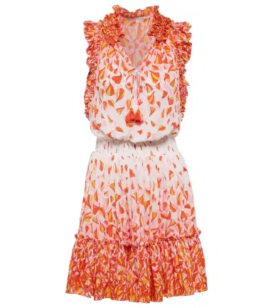 Poupette St Barth Triny printed minidress | Thumbnail 1
