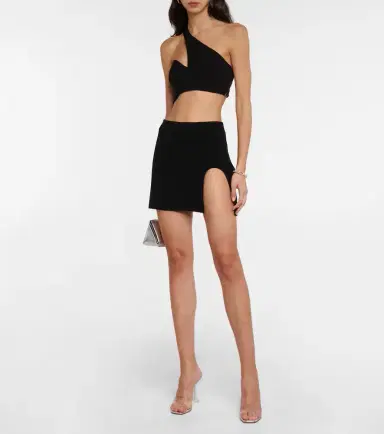 Mônot Mônot Crêpe miniskirt | Thumbnail 3