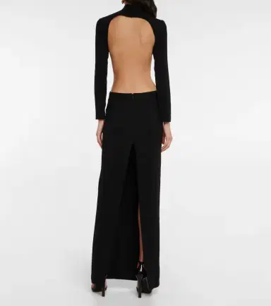 Mônot Mônot Cutout crêpe gown | Thumbnail 4