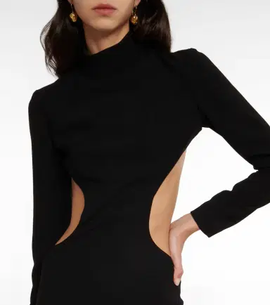 Mônot Mônot Cutout crêpe gown | Thumbnail 5