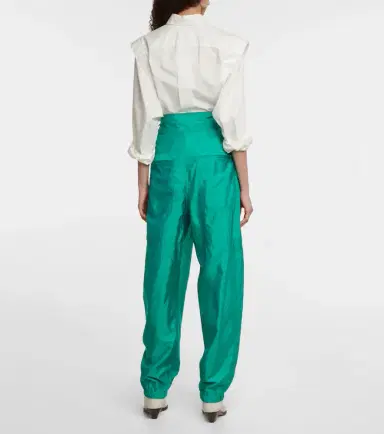 Isabel Marant Olga high-rise tapered pants | Thumbnail 3 Isabel Marant Olga high-rise tapered pants | Thumbnail 3