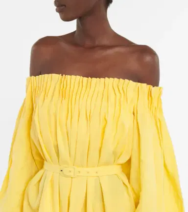 Gabriela Hearst Martha off-shoulder linen maxi dress | Thumbnail 2