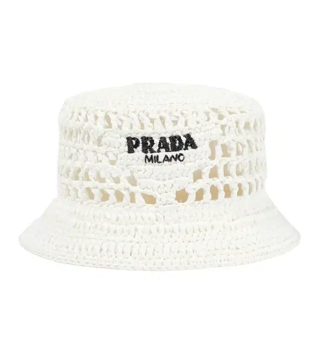 Raffia-effect bucket hat