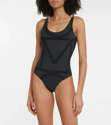 TOTEME Logo swimsuit | Thumbnail 4 TOTEME Logo swimsuit | Thumbnail 4