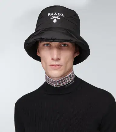 Prada Quilted Re-Nylon bucket hat | Thumbnail 3