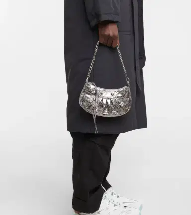 Balenciaga Le Cagole Mini leather shoulder bag | Thumbnail 4