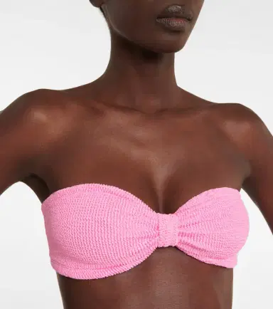 Hunza G Jean bandeau bikini | Thumbnail 4