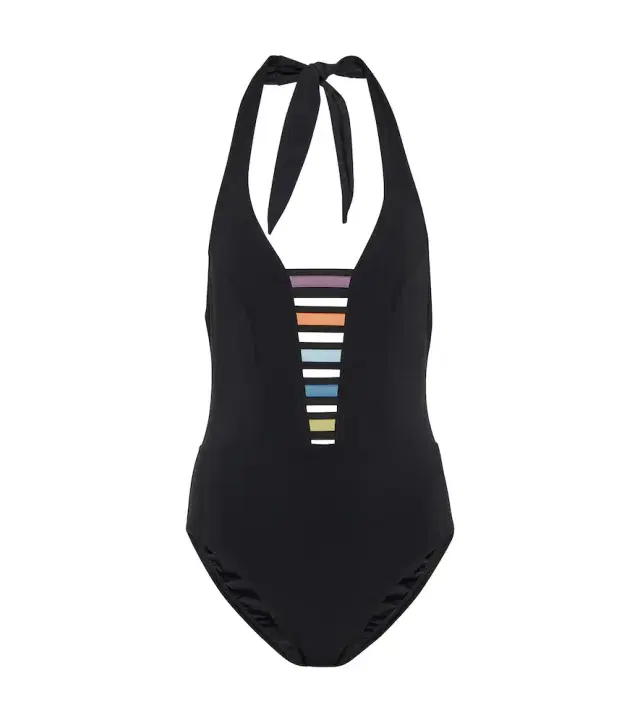 Karla Colletto Beatrix halterneck swimsuit