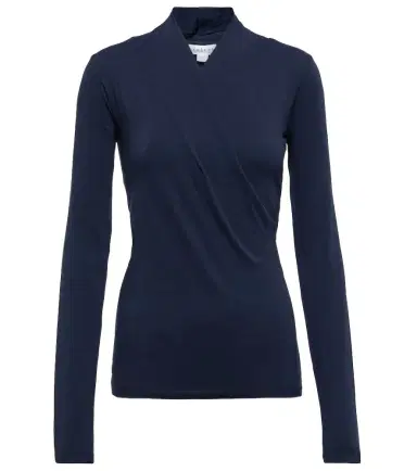 Velvet Meri cotton wrap top | Thumbnail 1