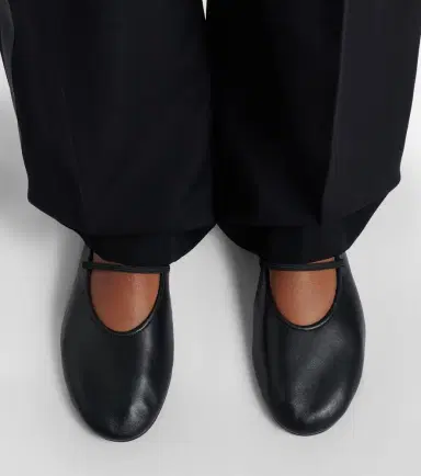 The Row Elastic leather ballet flats | Thumbnail 5