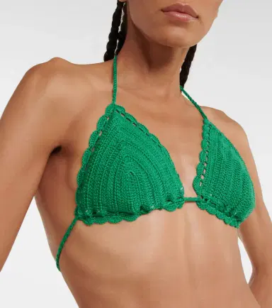 Anna Kosturova Crochet bikini top | Thumbnail 3