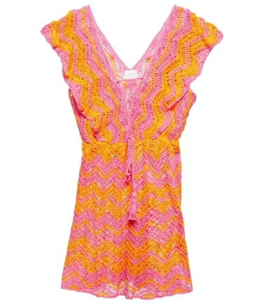 Anna Kosturova Melissa crocheted cotton minidress | Thumbnail 1