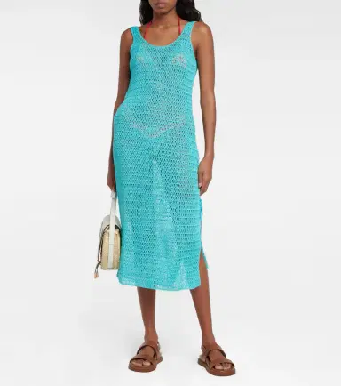 Anna Kosturova Athena crochet cotton midi dress | Thumbnail 4