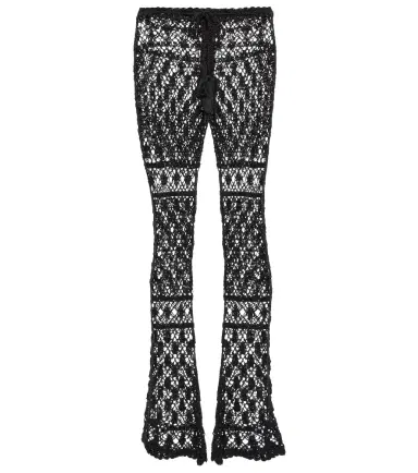 Anna Kosturova Bianca crocheted cotton pants | Thumbnail 1