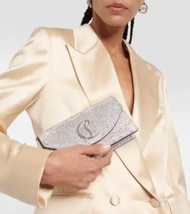 Christian Louboutin Loubi54 embellished leather clutch | Thumbnail 5