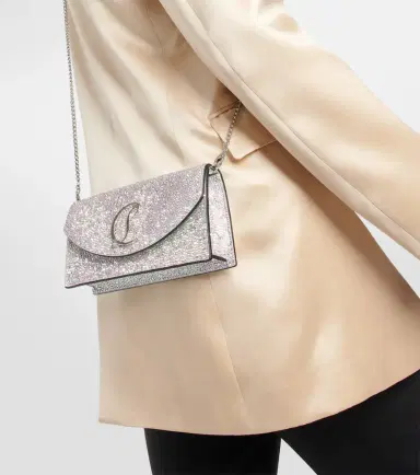 Christian Louboutin Loubi54 embellished leather clutch | Thumbnail 6