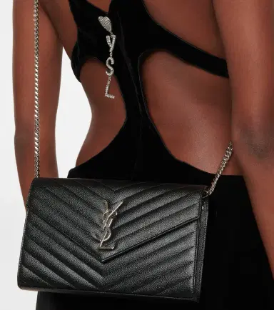 Saint Laurent Cassandre matelassé leather wallet on chain | Thumbnail 2 Saint Laurent Cassandre matelassé leather wallet on chain | Thumbnail 2