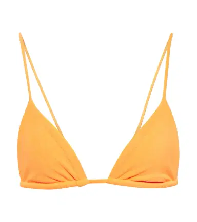 JADE SWIM Via terry triangle bikini top | Thumbnail 1