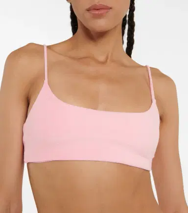 JADE SWIM Muse Scoop terry bikini top | Thumbnail 2