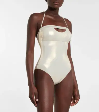 Melissa Odabash Nantes halterneck swimsuit | Thumbnail 3