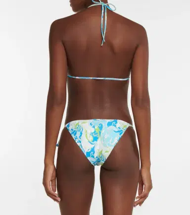 Melissa Odabash Portugal printed bikini top | Thumbnail 4