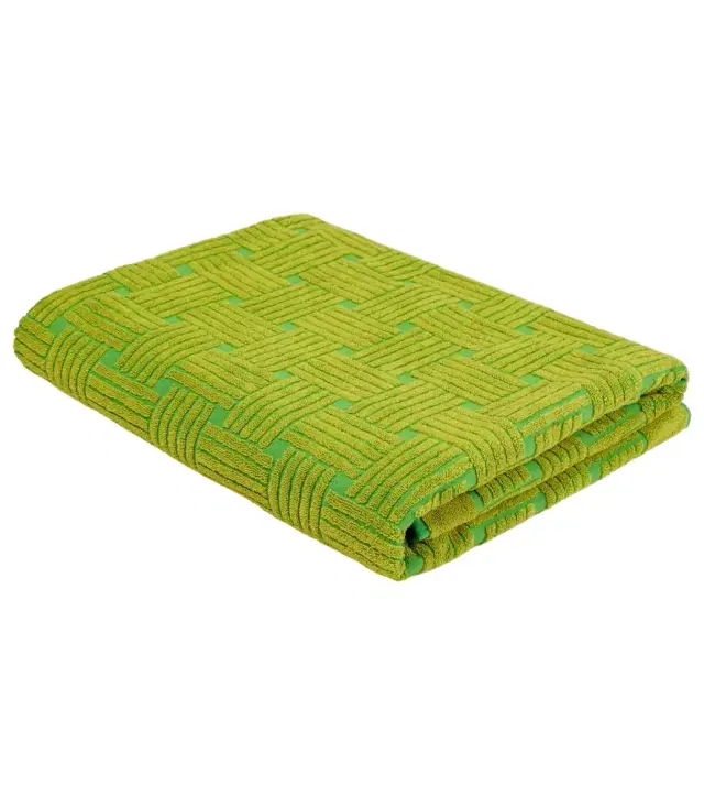 Bottega Veneta Intreccio-pattern cotton towel