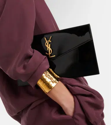 Saint Laurent Uptown patent leather clutch | Thumbnail 6 Saint Laurent Uptown patent leather clutch | Thumbnail 6