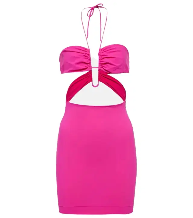 Nensi Dojaka Halterneck minidress