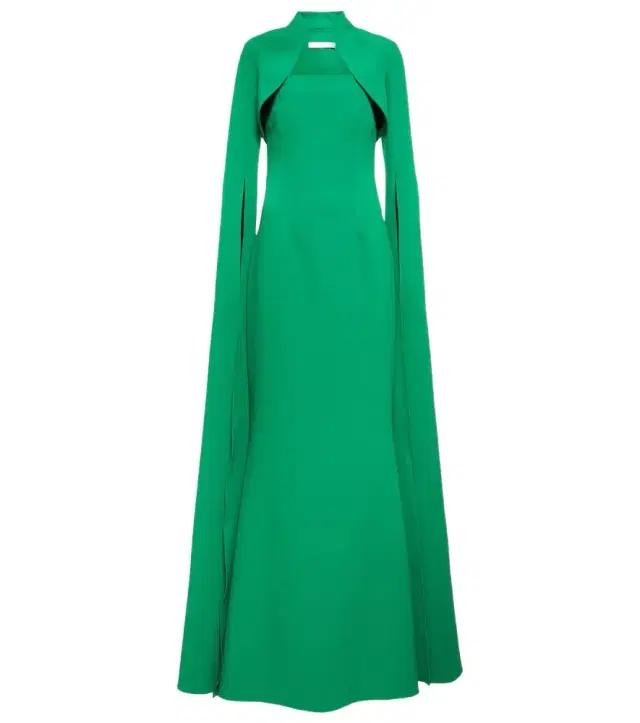 Safiyaa Crêpe gown