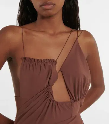 Nensi Dojaka Cutout ruched minidress | Thumbnail 3