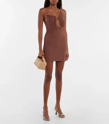 Nensi Dojaka Cutout ruched minidress | Thumbnail 5