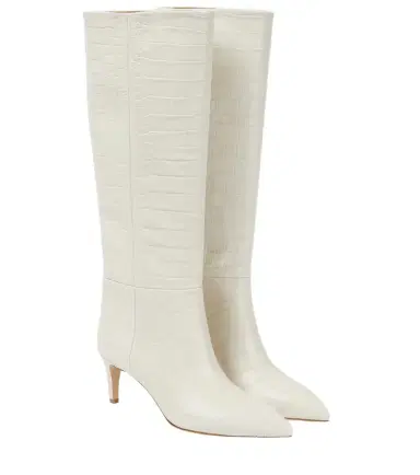 Paris Texas Croc-effect leather knee-high boots | Thumbnail 1 Paris Texas Croc-effect leather knee-high boots | Thumbnail 1