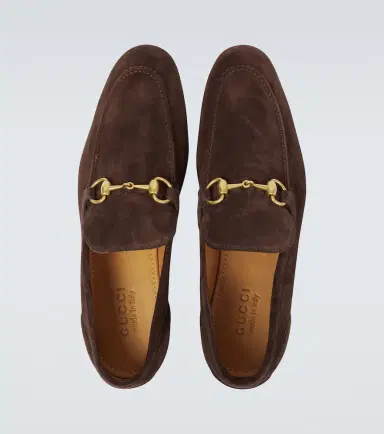 Gucci Jordaan suede loafers | Thumbnail 4 Gucci Jordaan suede loafers | Thumbnail 4