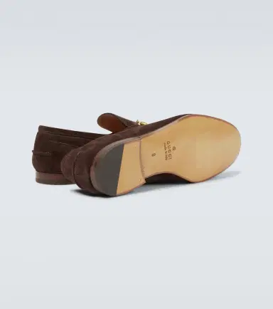 Gucci Jordaan suede loafers | Thumbnail 5 Gucci Jordaan suede loafers | Thumbnail 5