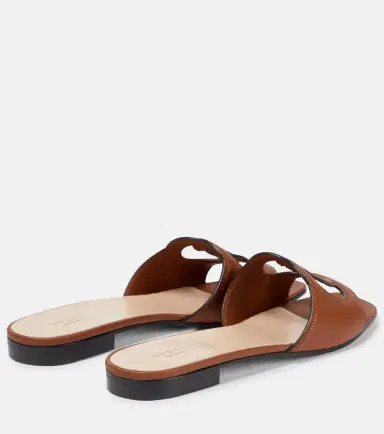 Gucci Interlocking G cutout leather sandals | Thumbnail 4