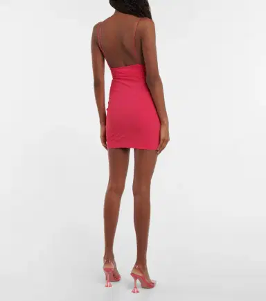 Nensi Dojaka Cutout ruched minidress | Thumbnail 3