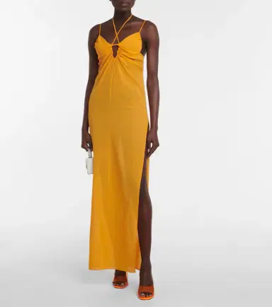Nensi Dojaka Cutout halterneck maxi dress | Thumbnail 2